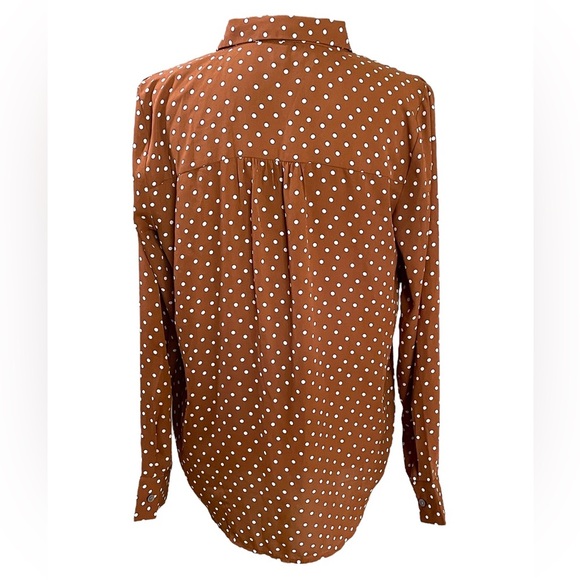 Ann Taylor Polkadots Top - Picture 2 of 3